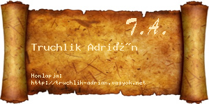 Truchlik Adrián névjegykártya